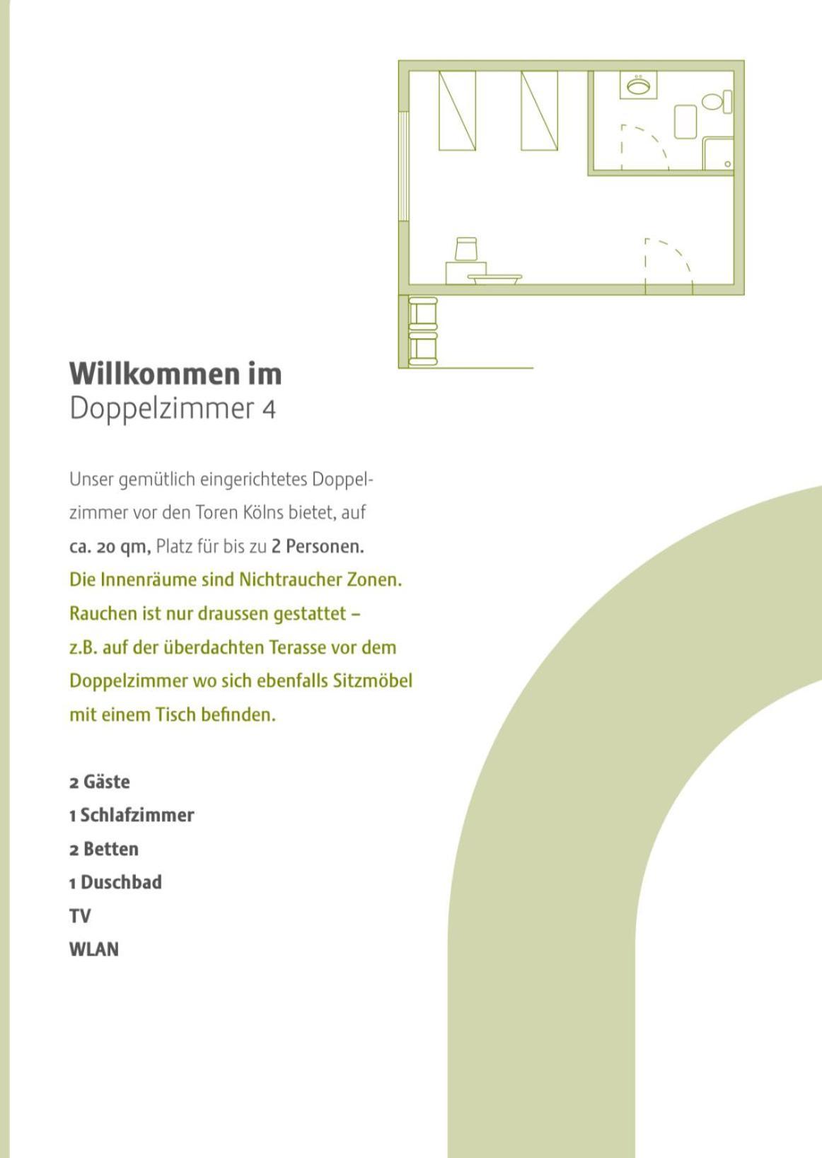 Doppelzimmer Mira 4 Pulheim Buitenkant foto